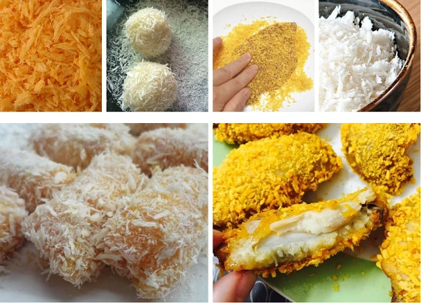 Automatic Twin Screw Panko Bread Crumbs Making Machine