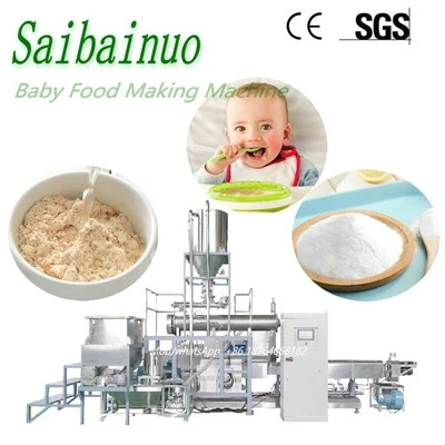 Instant Baby Rice -murot, ravintojauheen tuotantolinja
